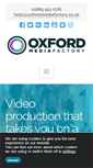 Mobile Screenshot of oxfordmediafactory.co.uk